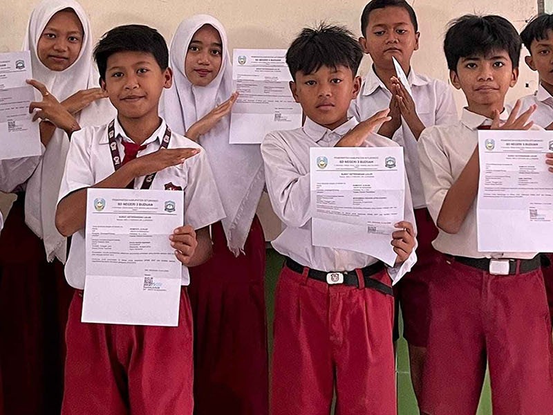 Kegiatan Pengumuman Kelulusan SD Negeri 3 Buduan tahun pelajaran 2025/2026.