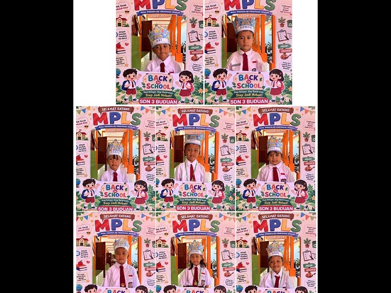 Kegiatan MPLS SD Negeri 3 Buduan selama 3 hari selama masuk awal pembelajaran